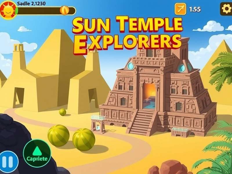 Sun Temple Explorers Puzzle Screenshot
